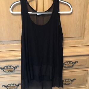 Flowy Black Tank